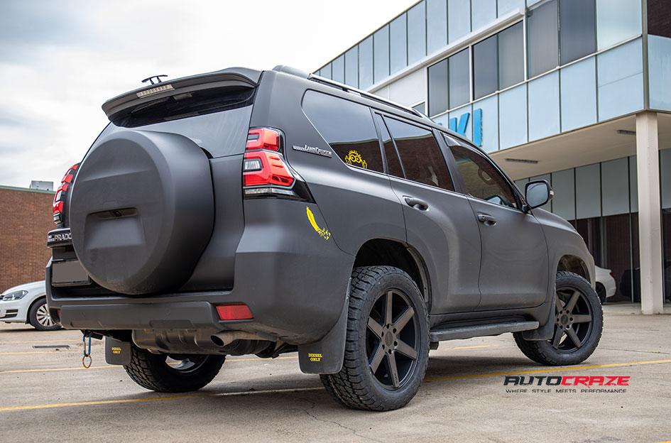 TOYOTA-PRADO-DISTRICT-TRUCK-MATTE-BLACK-TINTED-FACE